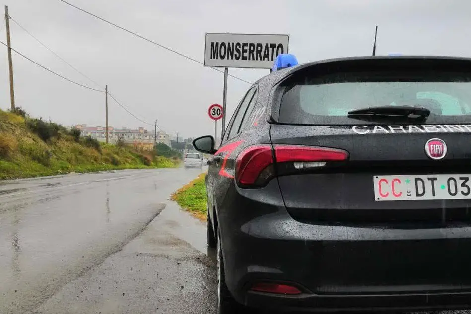 I militari a Monserrato (Foto Carabinieri)