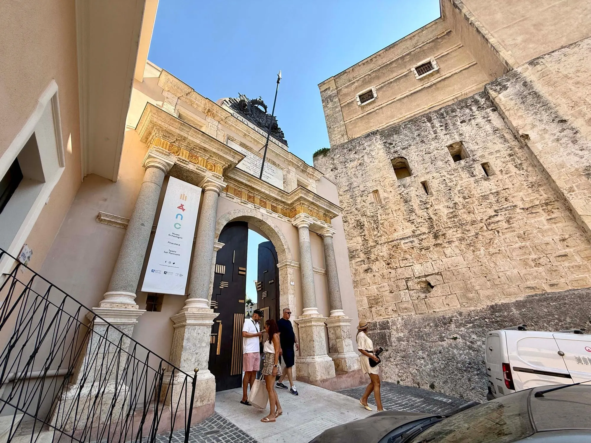 La Cittadella dei Musei a Cagliari dove sono esposte le cere di Clemente Susini