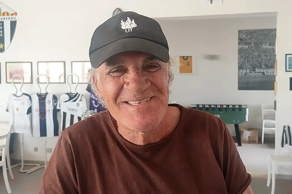 Nella foto Antonello Cuccureddu, 73 anni (foto e video Tellini)
