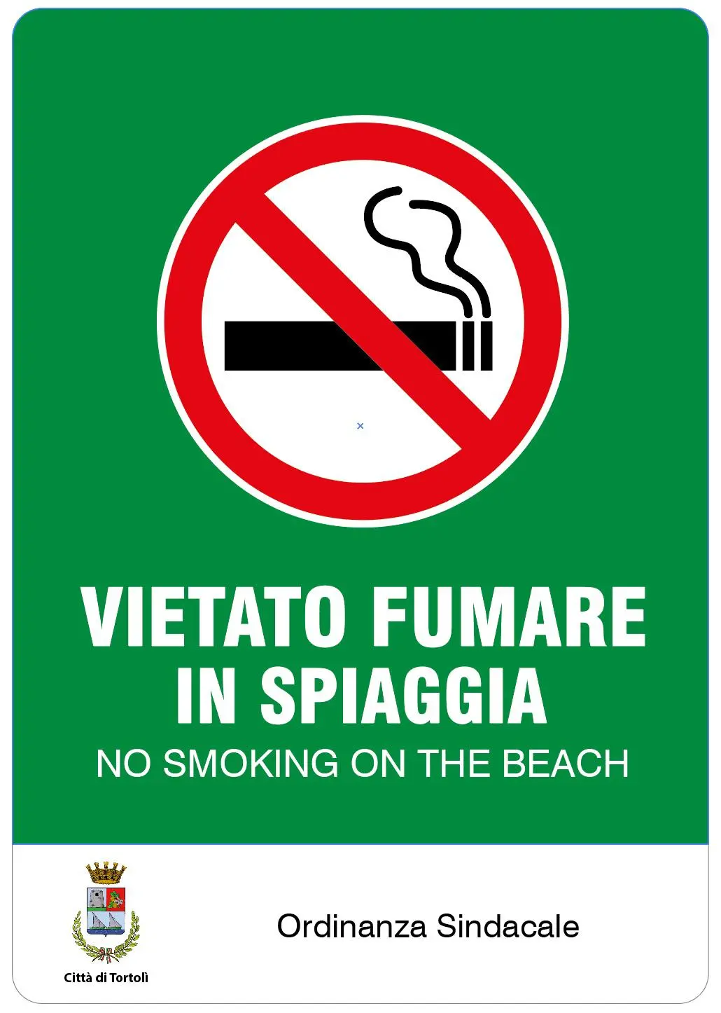 L'ordinanza del divieto di fumo a Tortolì