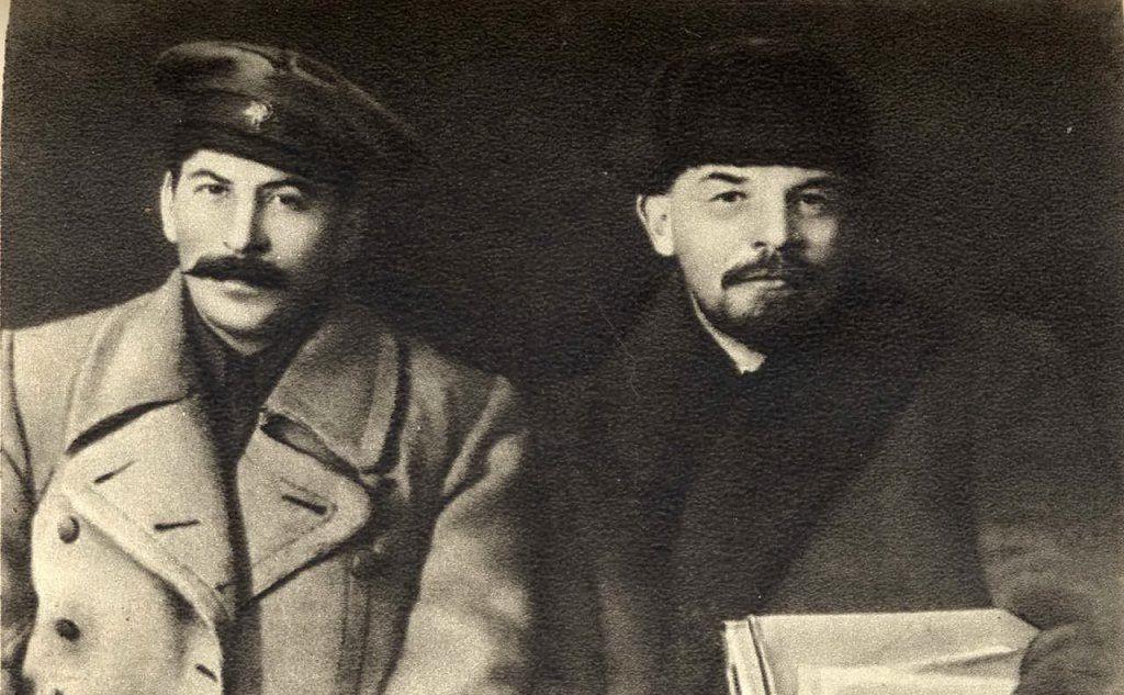 Con Lenin (foto Wikipedia)