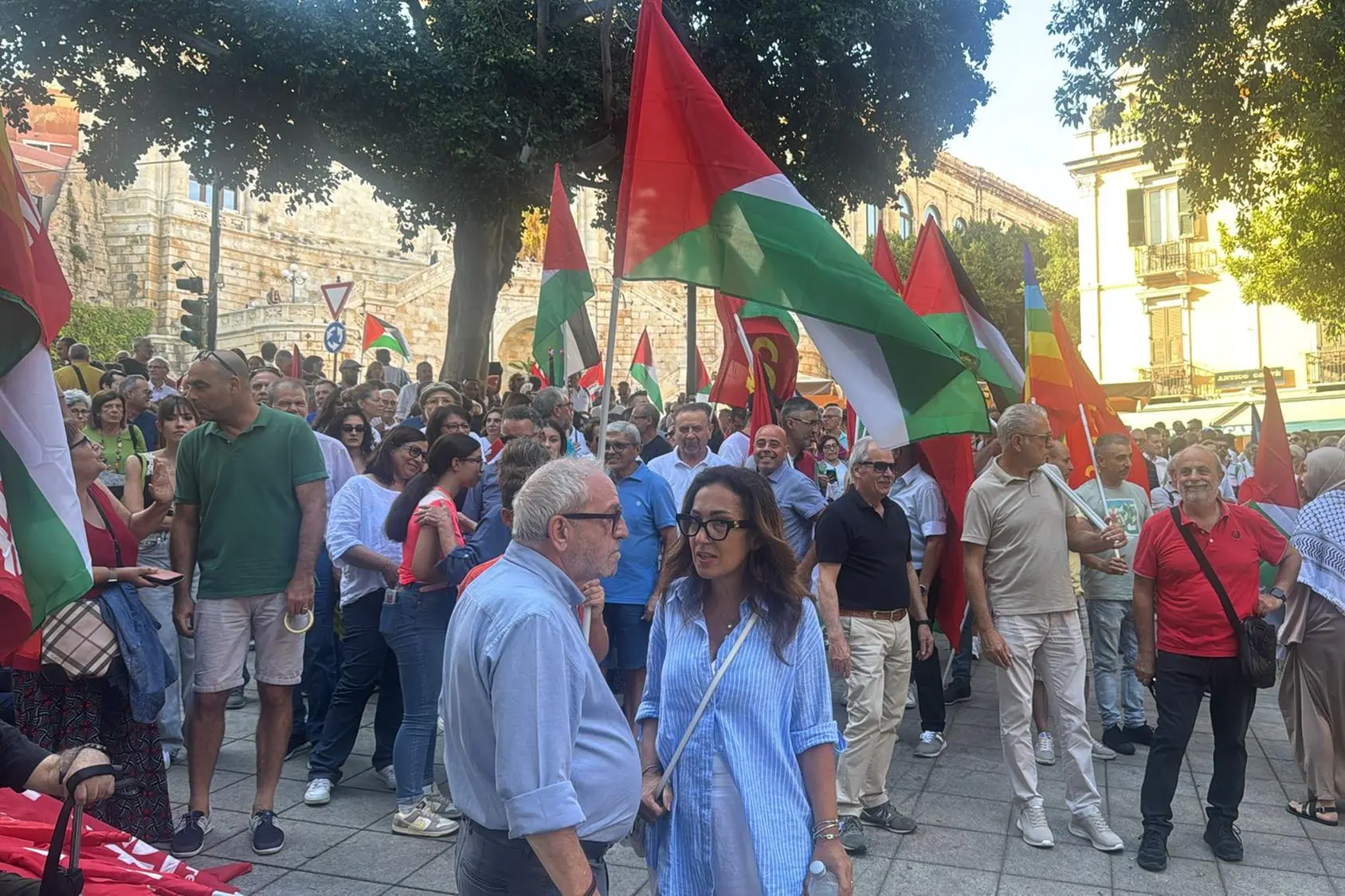Cagliari, la manifestazione "Fermiamo le barbarie"