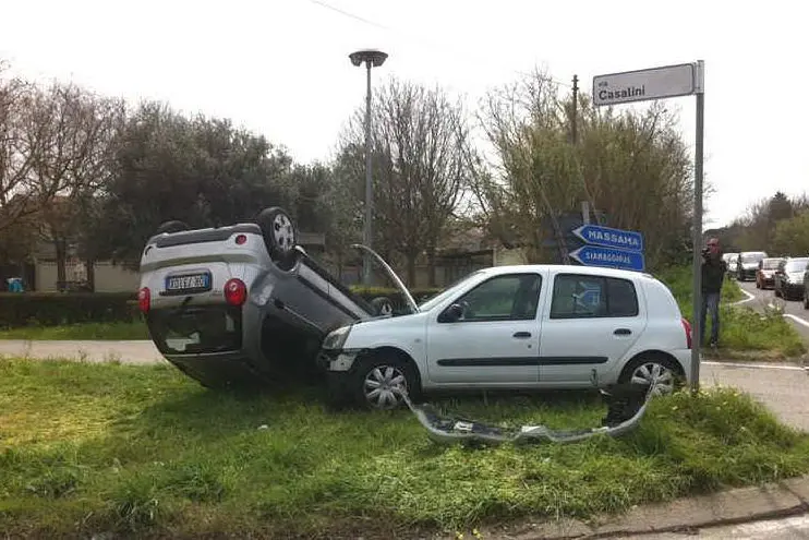 Le immagini dell'incidente