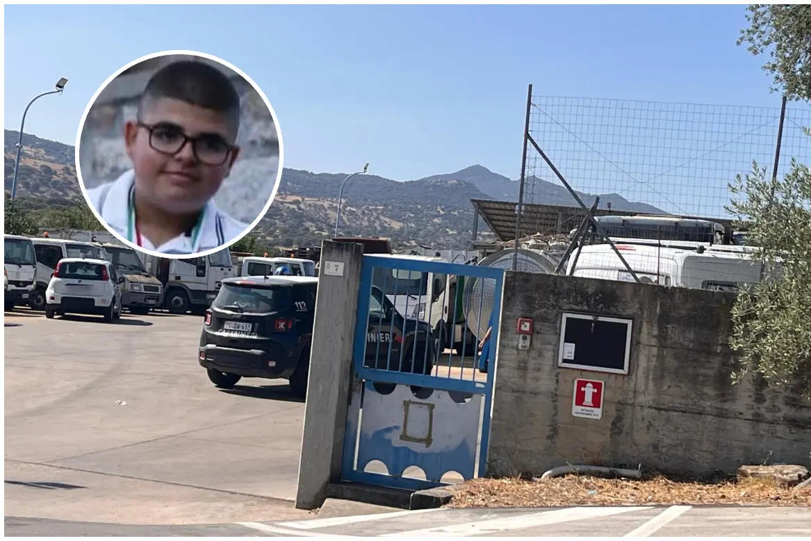Nel tondo, la vittima Fabrizio Pittalis