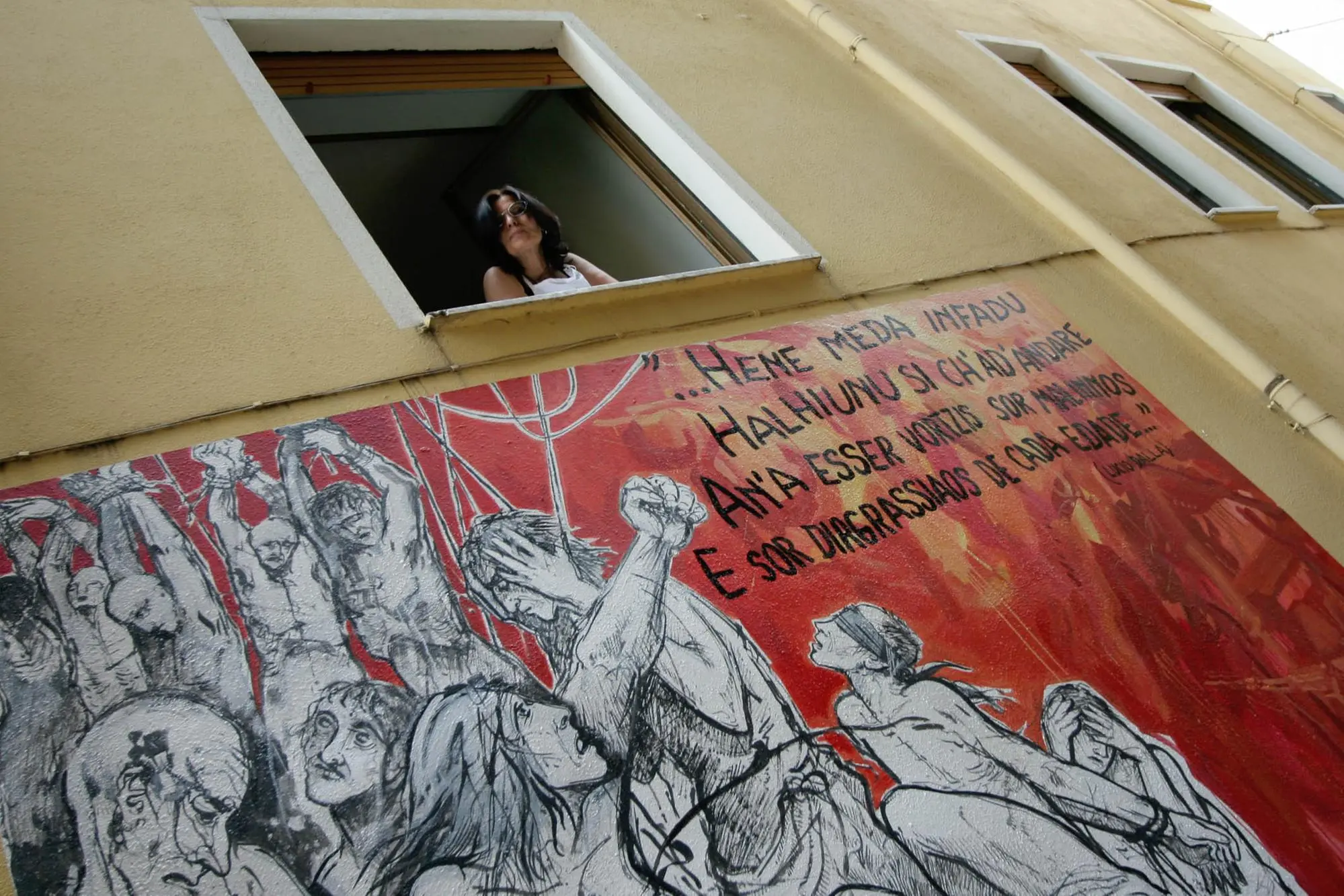 Murales a Orgosolo (foto Massimo Locci)