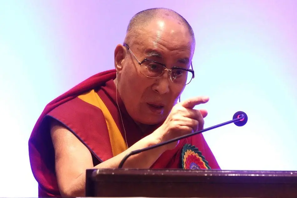 Il Dalai Lama (foto Ansa)