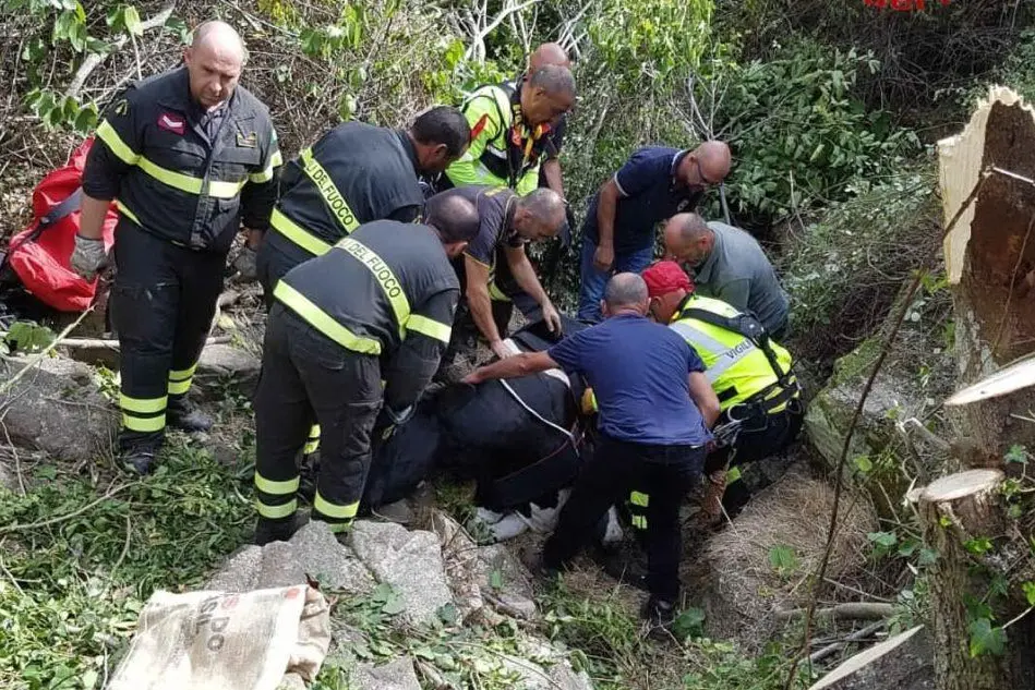 I soccorsi (foto Vigili del fuoco)