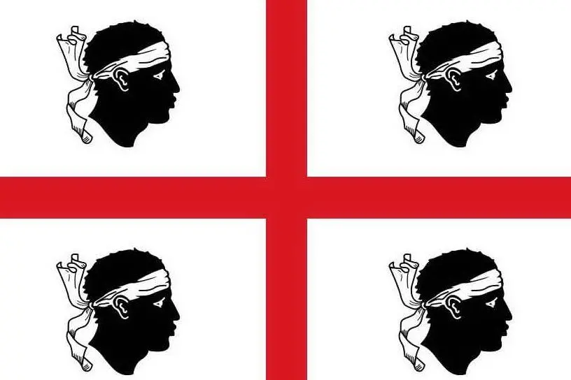 La bandiera dei Quattro Mori (archivio L'Unione Sarda)