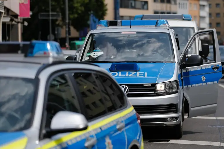 Polizia tedesca (foto Ansa)