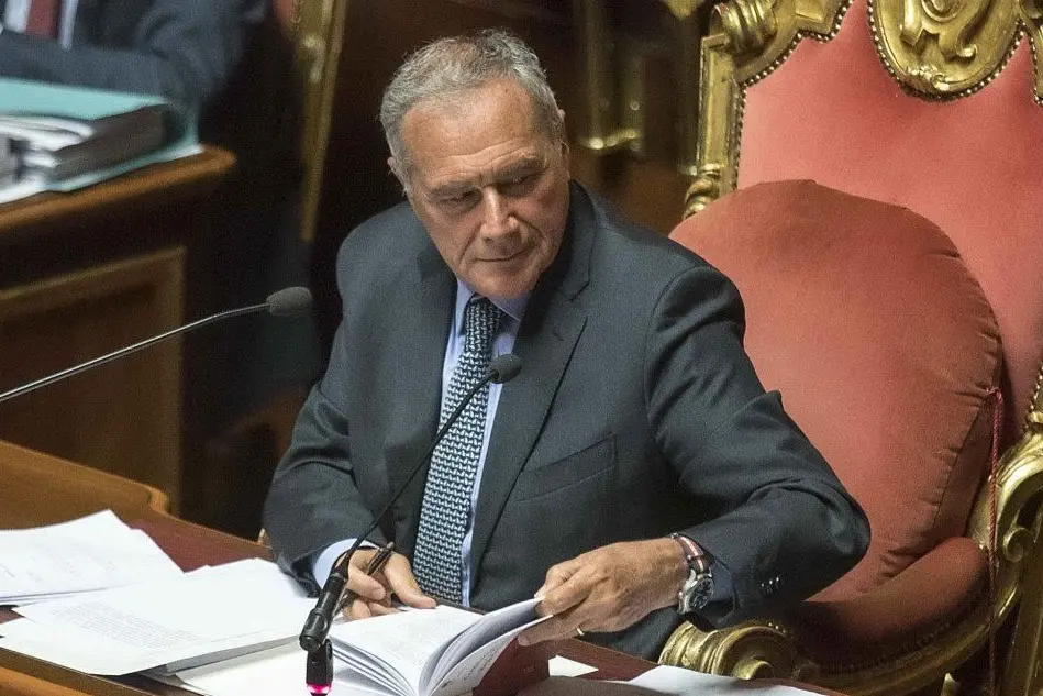 Il presidente del Senato Piero Grasso