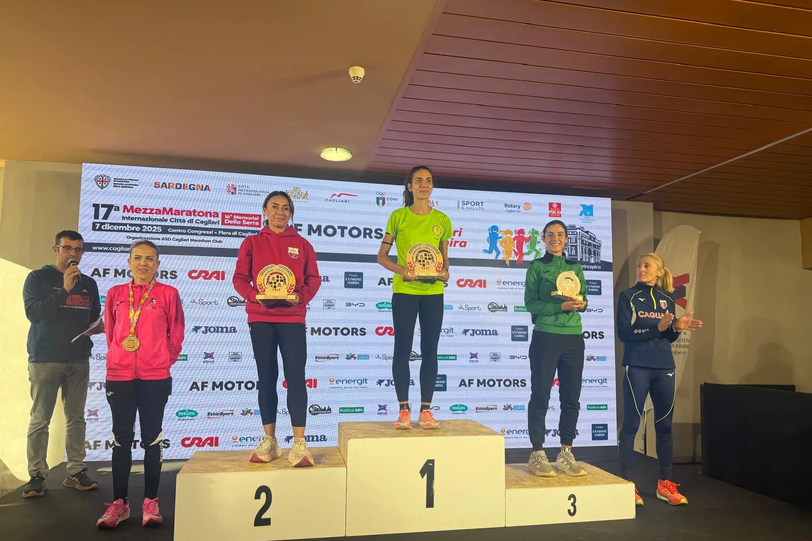 Il podio femminile (foto concessa)