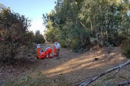 I soccorsi alla donna cinese