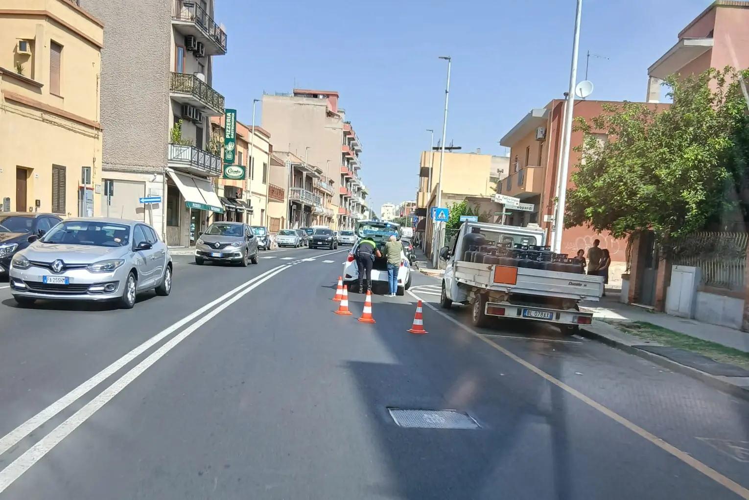 Il luogo dell'incidente