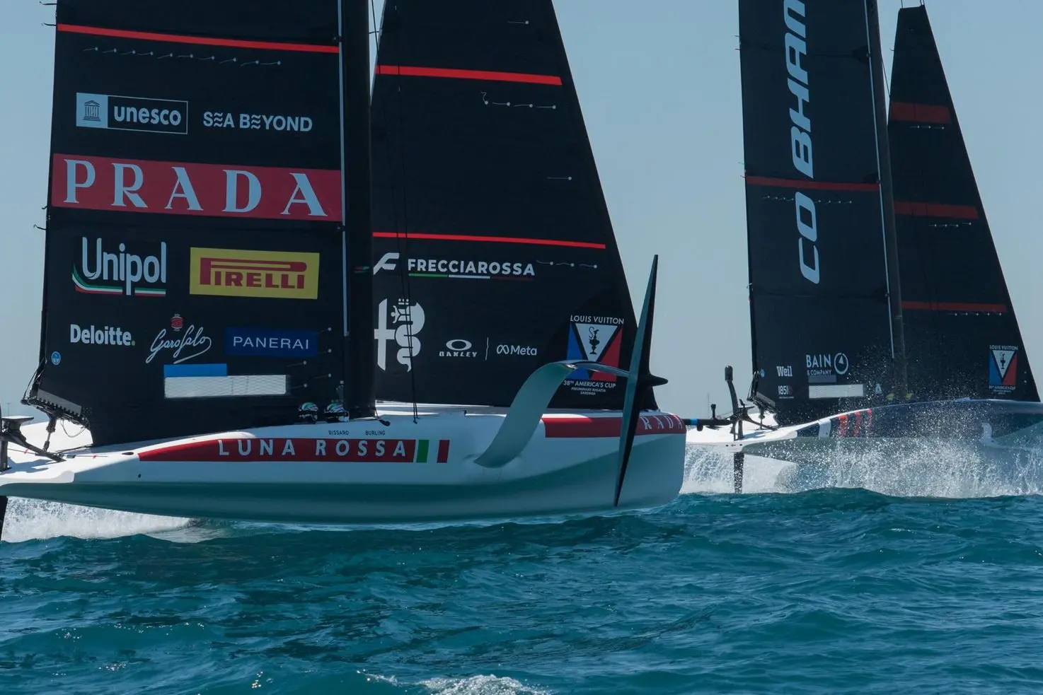 Luna Rossa e New Zealand in finale a Cagliari (foto Ansa)