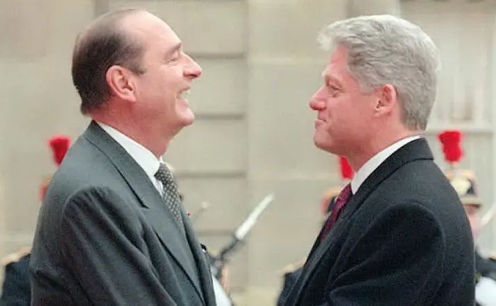 Con il presidente americano Bill Clinton