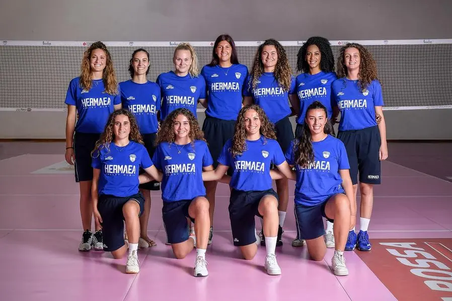 La squadra dell'Hermaea Olbia 2021/22 (foto Luigi Canu)