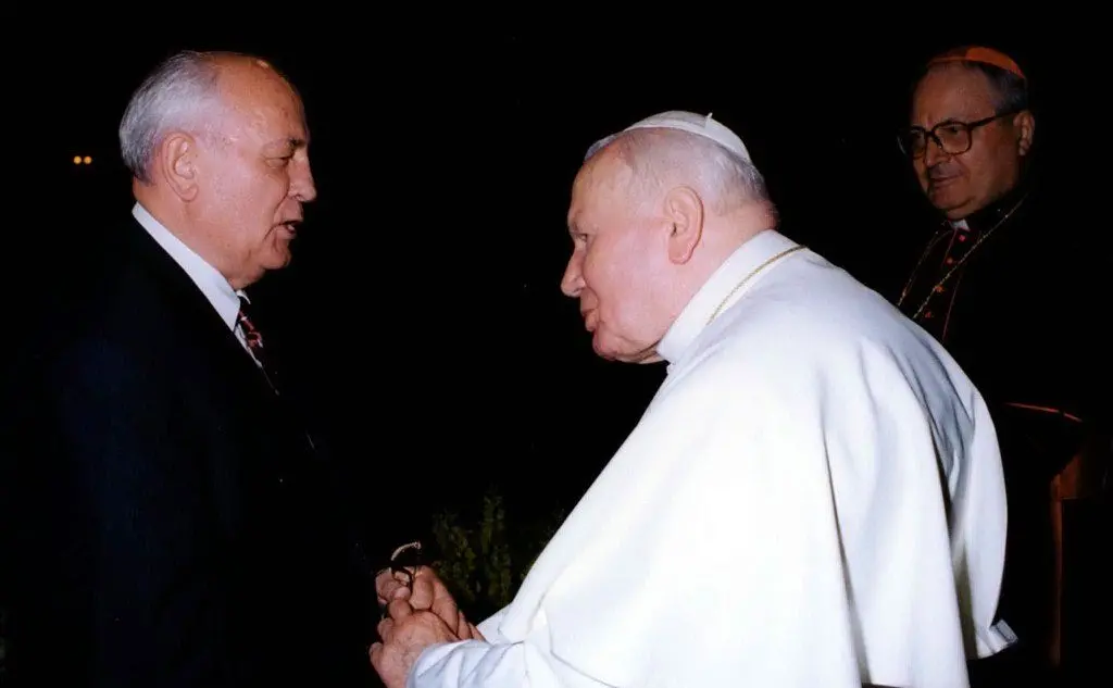 Con Michail Gorbaciov