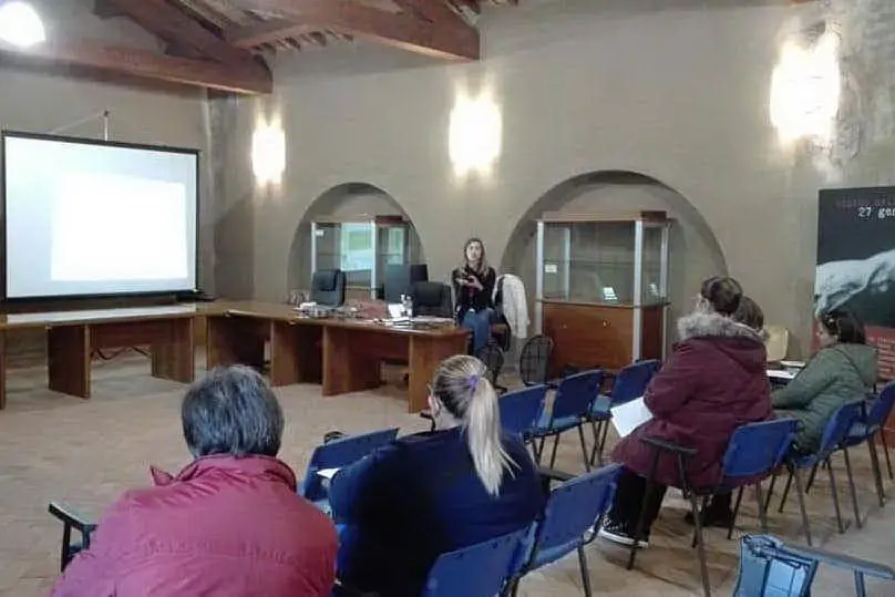 Uno dei precedenti incontri con famiglie ed educatori (foto L'Unione Sarda - Farris)