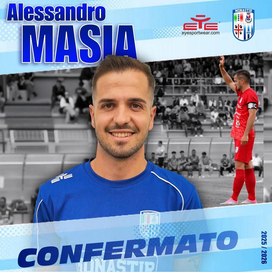 Serie D, il Monastir conferma Alessandro Masia: la soddisfazione del giocatore