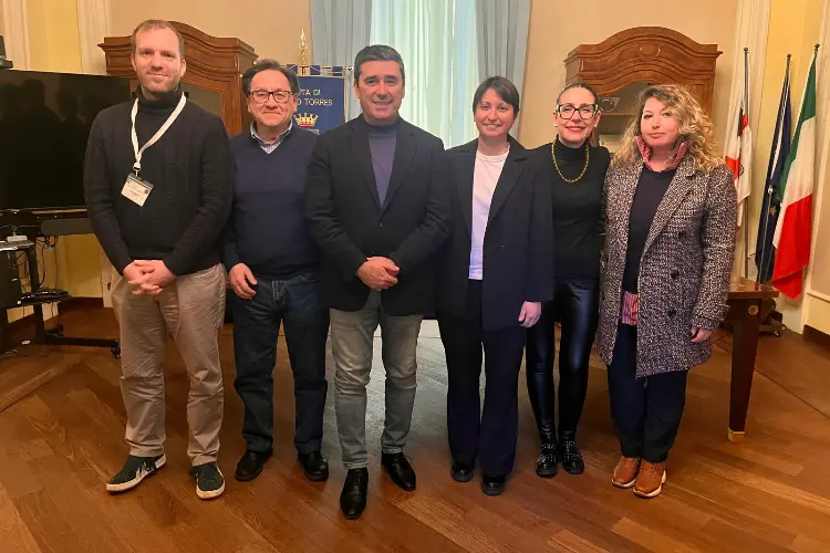 La direttrice dei Musei a Porto Torres ( foto concessa)