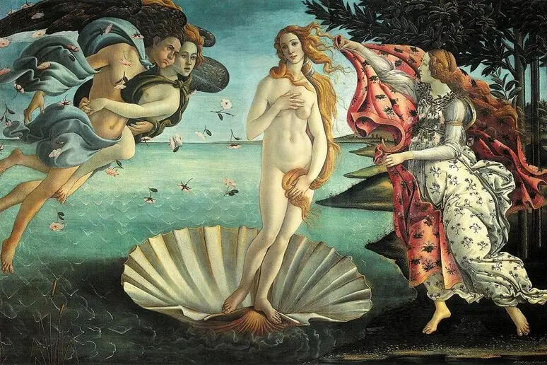 L'opera di Botticelli (foto Ansa)