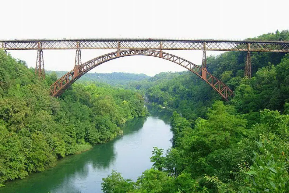 Il ponte di Paderno d'Adda (foto Wikipedia)