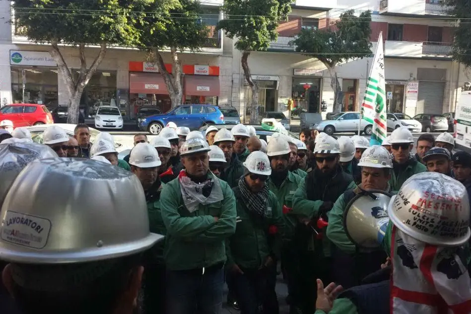 L'ultima protesta dell'Eurallumina