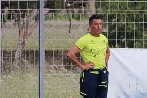 Enzo Zottoli, allenatore della Ferrini Cagliari (Foto Antonio Serreli)