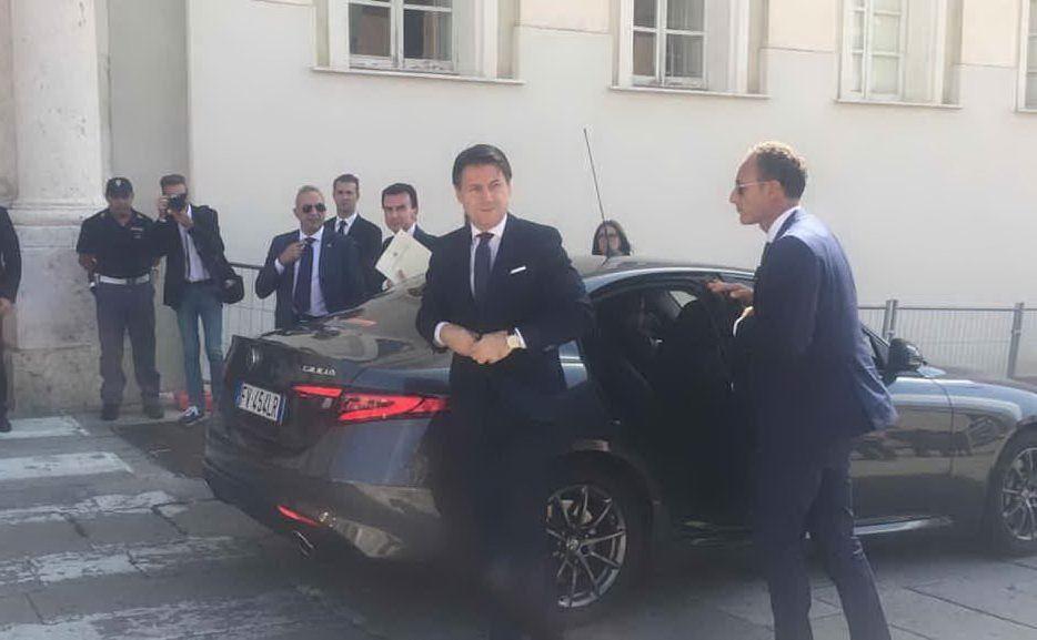 Cagliari, la visita del presidente del Consiglio Conte