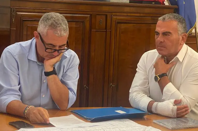 Mario Conoci e Gavino Zirattu (foto concessa)