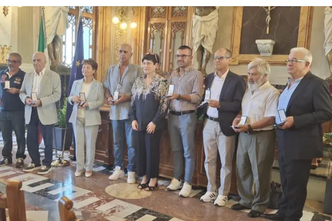 La cerimonia di consegna a Sassari (foto concessa)