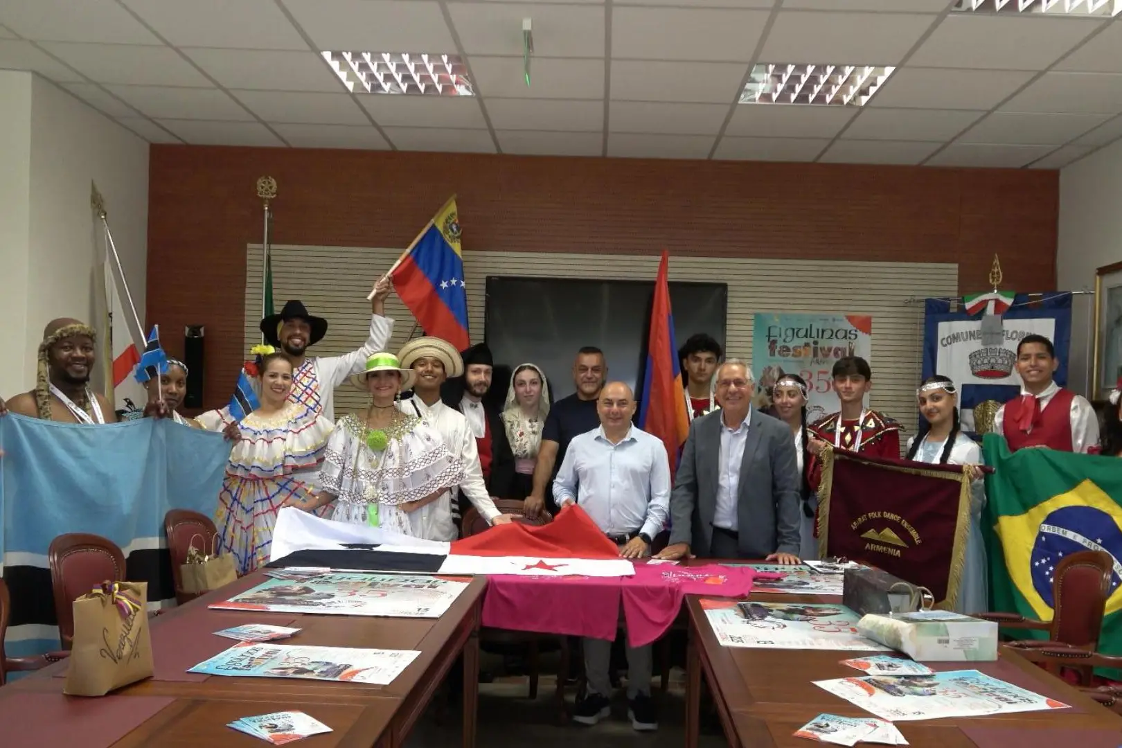 La presentazione a Florinas del Festival Figulinas