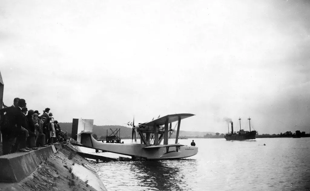 L'idrovolante Latham 47, sul quale morirà nel 1928 Amundsen
