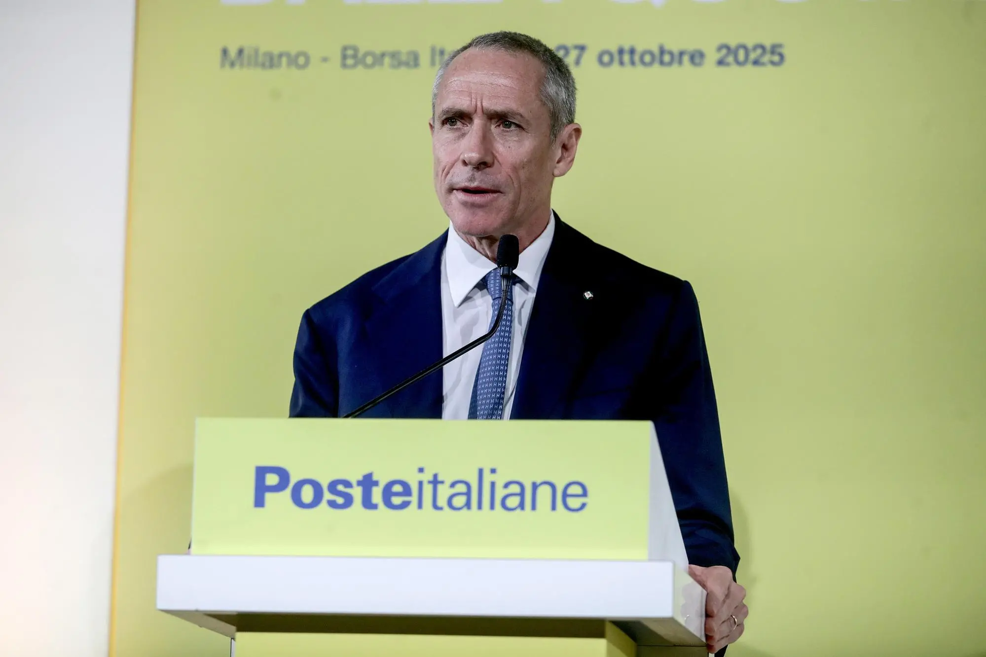 Matteo Del Fante, amministratore delegato Poste Italiane (foto Ansa)