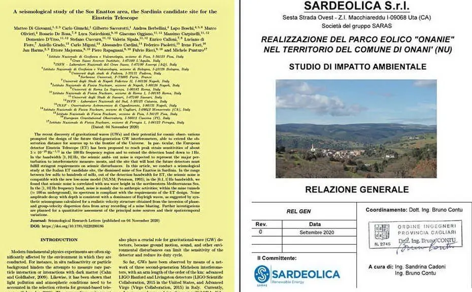 Lo studio scientifico per il sito di Sos Enattos e il progetto della Saras (L'Unione Sarda)