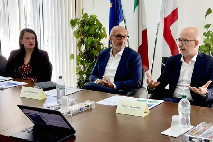 A sinistra la presidente del Cipss Simona Fois (foto concessa)