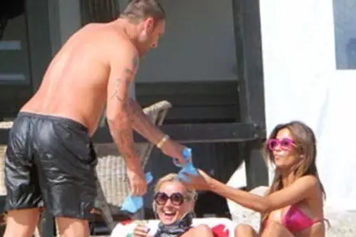 Bobo Vieri e Federica Nargi a Formentera