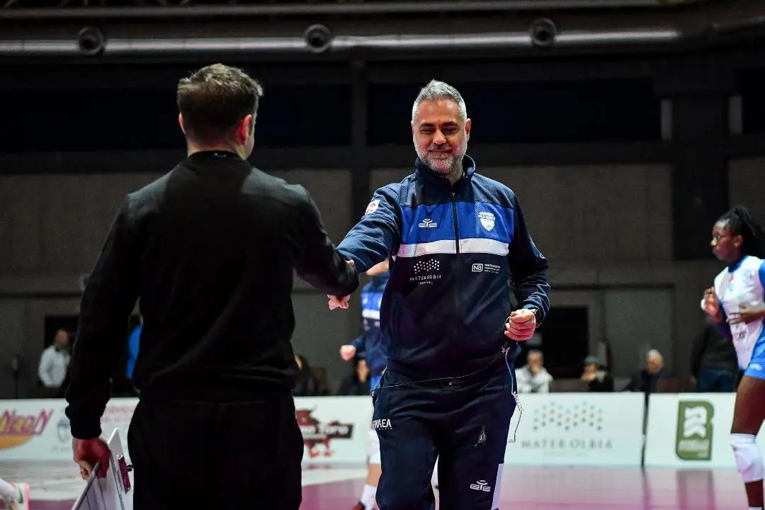 Il coach dell'Hermaea Olbia Dino Guadalupi presenta la sfida con Montale