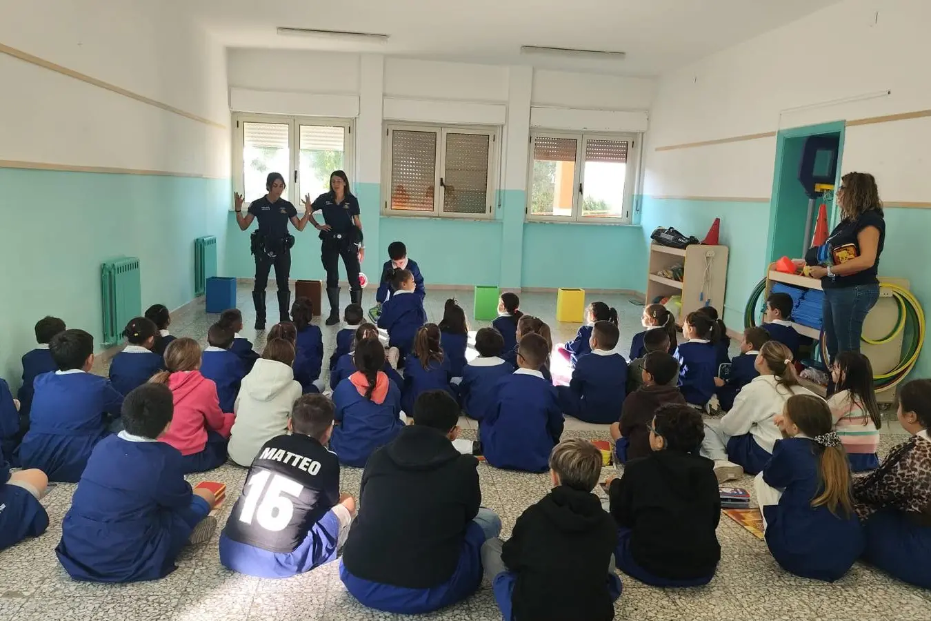 Momento degli incontri con le scuole