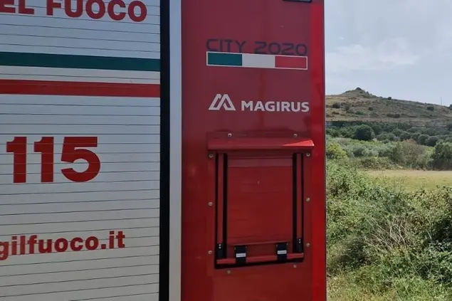 Intervento dei vigili del fuoco