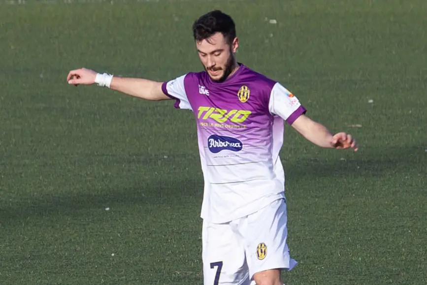 Davide Piras, nuovo acquisto dell'Atletico San Marco Cabras (foto di Virgilio Alfano)
