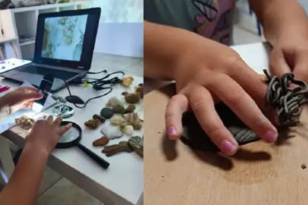 Laboratori creativi all'Asinara (foto concessa)