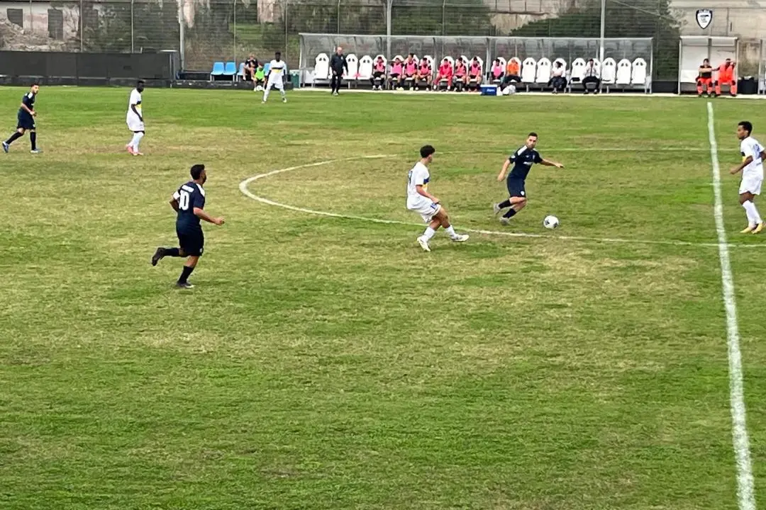 Biancu in azione nel match tra Olbia e Ischia (foto Ilenia Giagnoni)