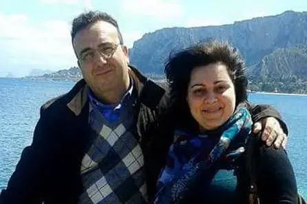 Roberto Orestano e Rosa Parrinello (foto da Facebook)