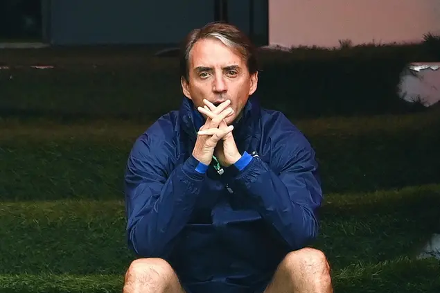 Roberto Mancini (foto Ansa/Epa)