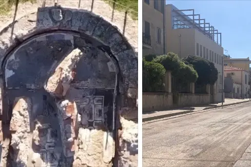 Terme Pallottino e via Ponte Romano a Porto Torres (foto Pala)