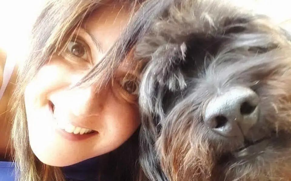 Martina Atzeni insieme a Squiky, da Serramanna