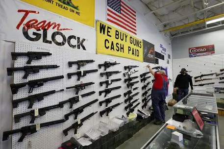Un negozio di armi negli Stati Uniti (Ansa)