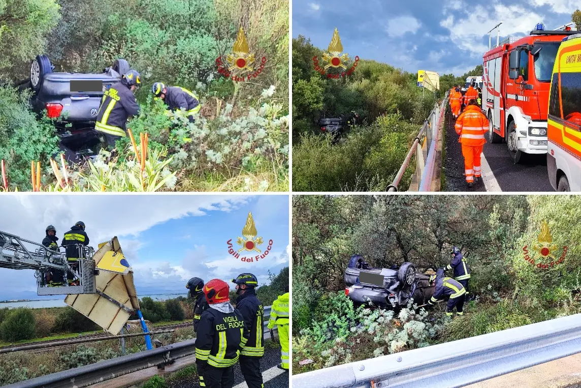 Incidente sulla Statale 130 alle porte di Cagliari