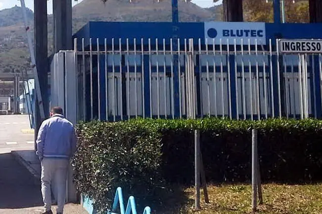 L'ingresso della Blutec (Ansa)